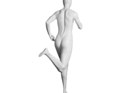 Athletic White Female Running Mannequin  (TMK-MZ-PB4W2)