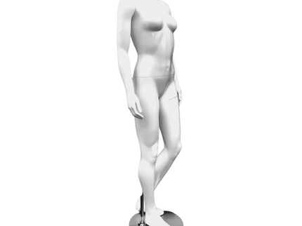 Petite Headless Mannequin - Female  (TMK-MD-GPX02BW1)