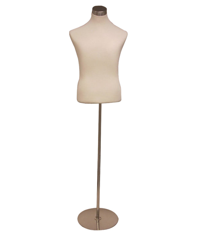 Male Dress Form with Metal Base (TMK-JF-33M01)