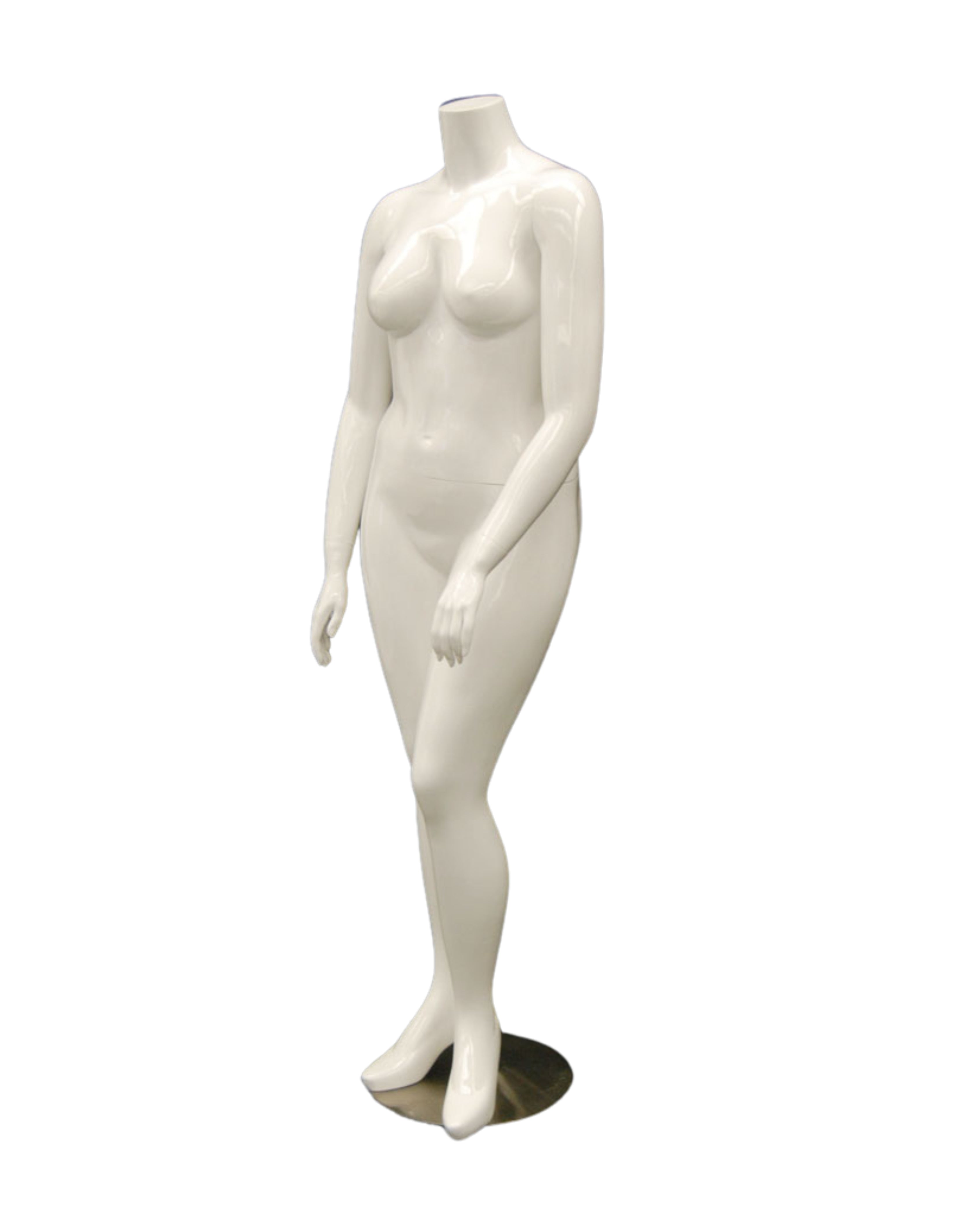 Plus Size Female Display Mannequin - No Head (TMK-MD-NANCYBW2S)
