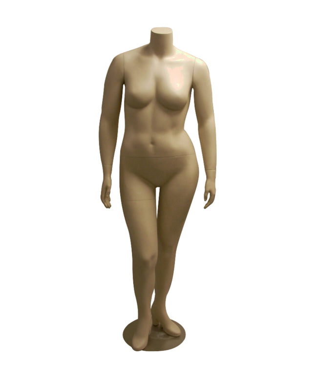 Plus Size Female Display Mannequin - No Head (TMK-MD-PLUSF1)