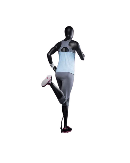 Athletic Black Female Running Mannequin TMM-PB4BK2