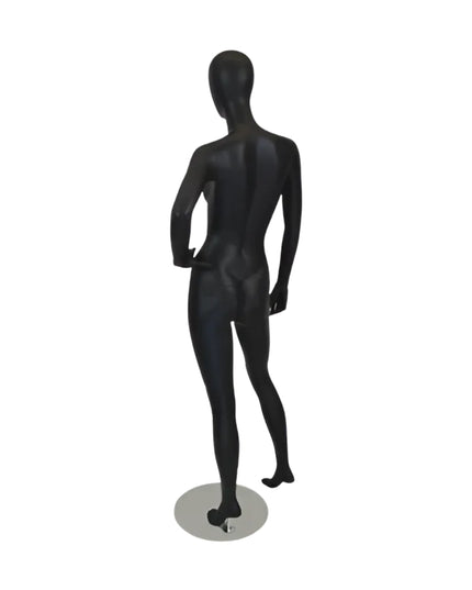 Black Female Egghead Mannequin TMM-GF12BK