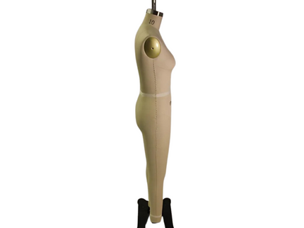 Female Full Body Professional Dress Form with Collapsible Shoulders