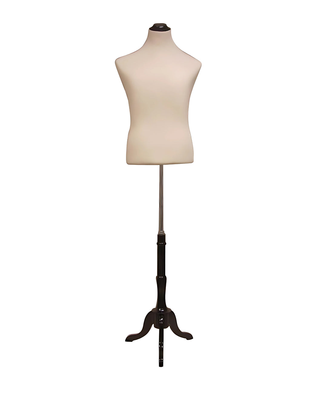 Male Dress Form With Tripod Base (TMK-JF-33M01+BS-03W/02BKX/BS-01NX)