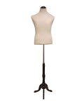 Male Dress Form With Tripod Base (TMK-JF-33M01+BS-03W/02BKX/BS-01NX)
