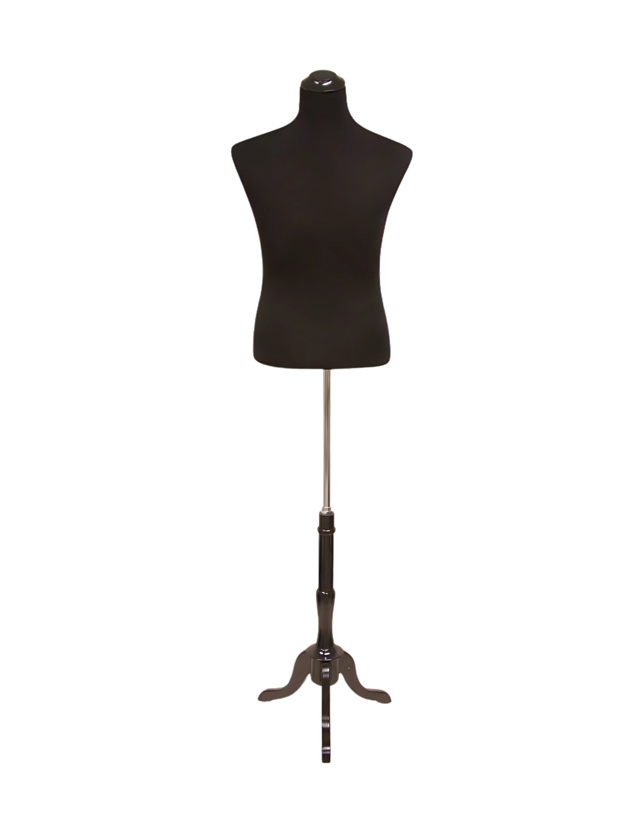 Male Dress Form With Tripod Base (TMK-JF-33M01+BS-03W/02BKX/BS-01NX)