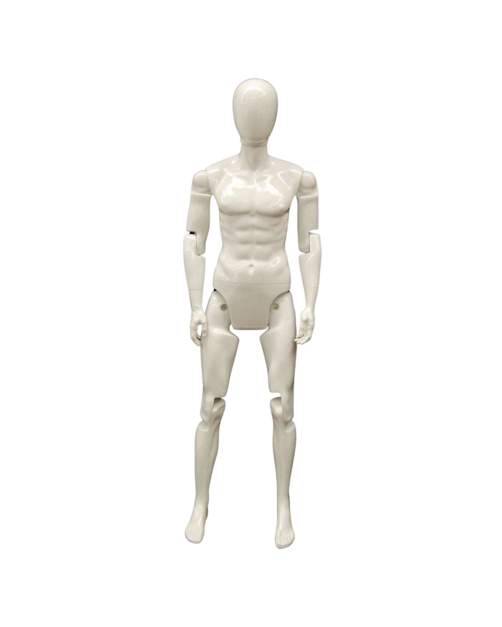 Male White Abstract Posable Mannequin (TMK-MD-Z-MFXWEG)