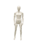 Male White Abstract Posable Mannequin (TMK-MD-Z-MFXWEG)