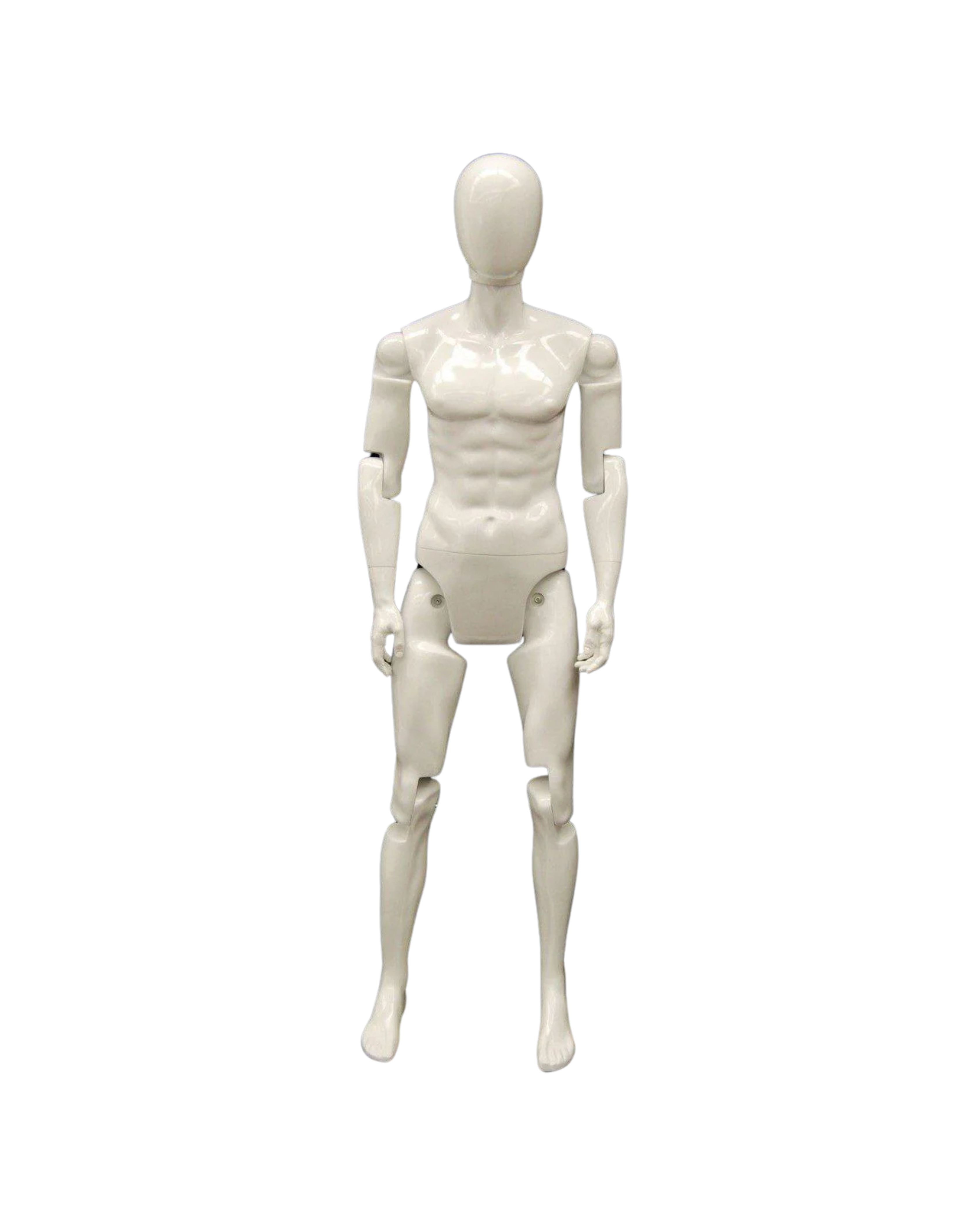 Male White Abstract Posable Mannequin (TMK-MD-Z-MFXWEG)