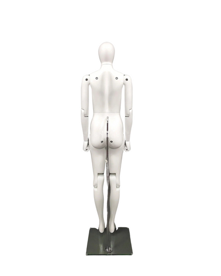 Female White Abstract Posable Mannequin TMM-FM01-WEG