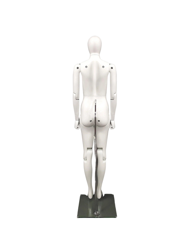 Female White Abstract Posable Mannequin (TMK-MZ-FM01-WEG)