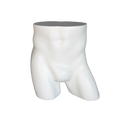 Male buttock display form in matte white, MT003-WT