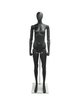 Black Abstract Movable Mannequin - Female (TMK-MZFM01-BKEG)