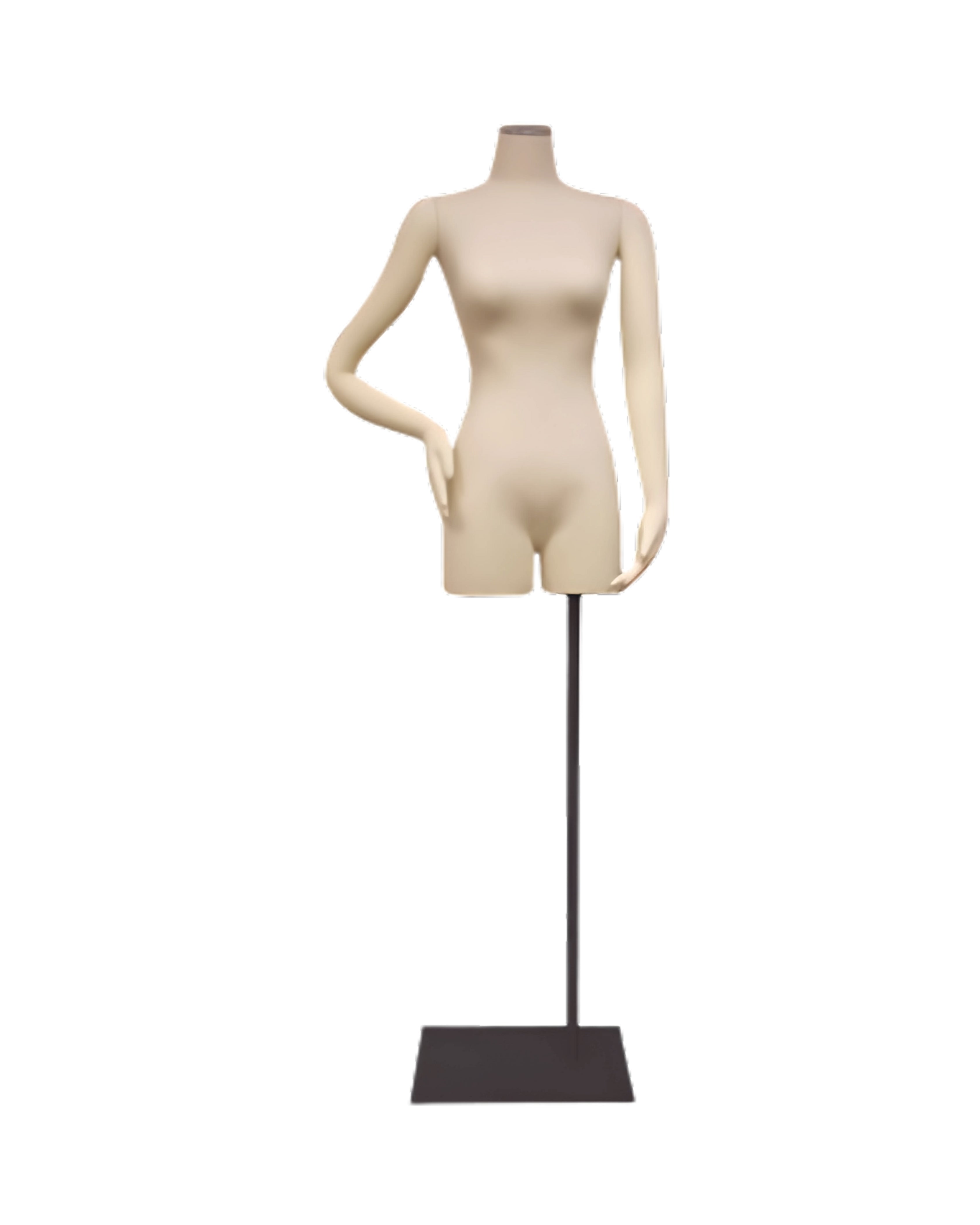 Female Pinnable Dress Form with Movable Arms (TMK-JF-F01SARM+BS-05)