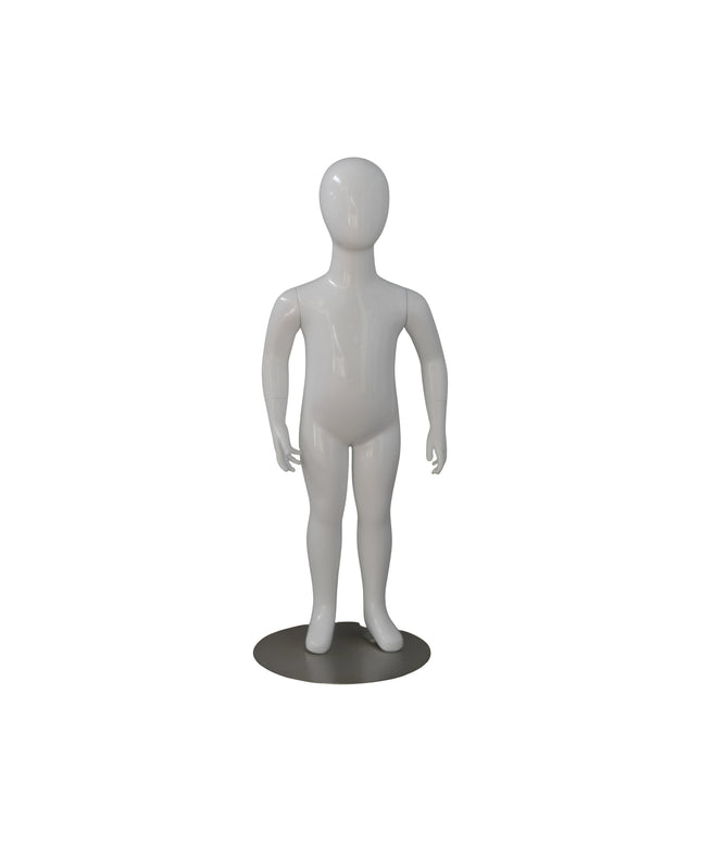 Child Glossy Egghead Mannequin (TMK-MD-CWYEG)
