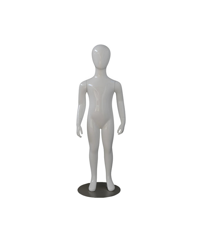 Child Glossy Egghead Mannequin (TMK-MD-CWYEG)