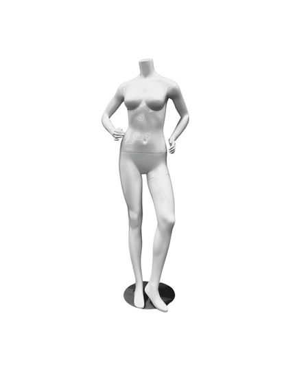 Petite Headless Female Mannequin TMM-GPX04BW1