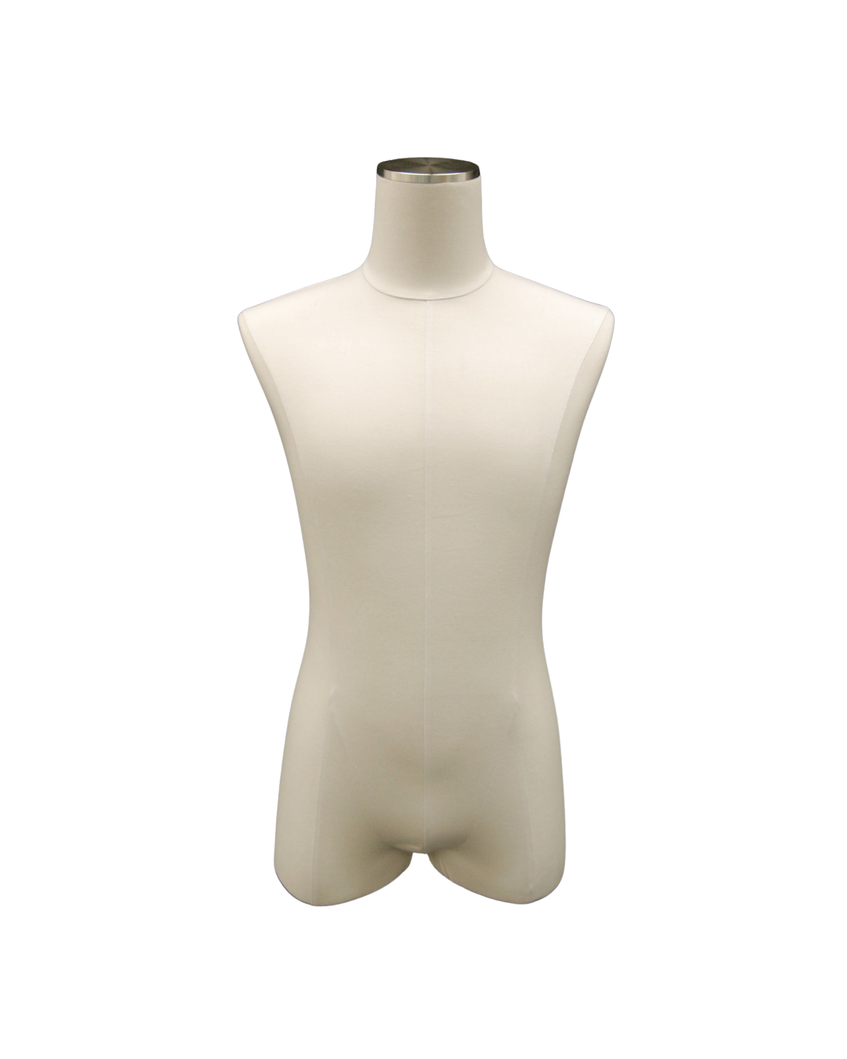 Male Pure White Linen Dress Form (TMK-M1WL)