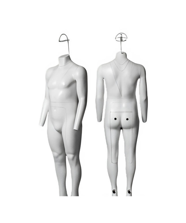 Plus Size Male Invisible Ghost Mannequin Full Body Ver 2.0 for Photography (TMK-MZ-GH25)