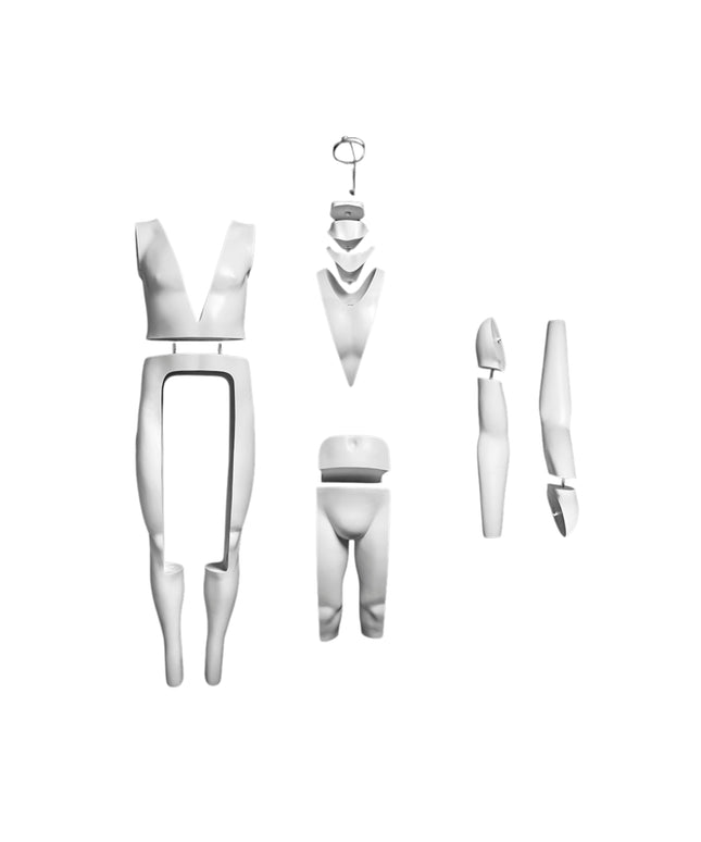 Plus Size Male Invisible Ghost Mannequin Full Body Ver 2.0 for Photography (TMK-MZ-GH25)