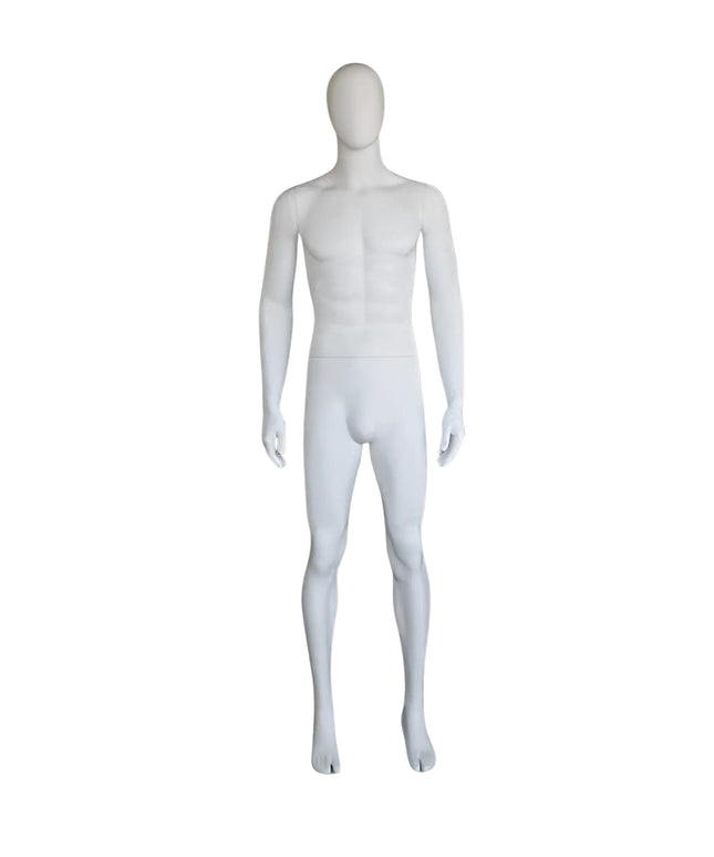 Male Egghead Mannequin (TMK-SFM63E-WT)