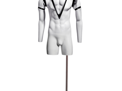 Ultimate Invisible Male Mannequin 3/4 Torso (TMK-MZ-GH3/4M)