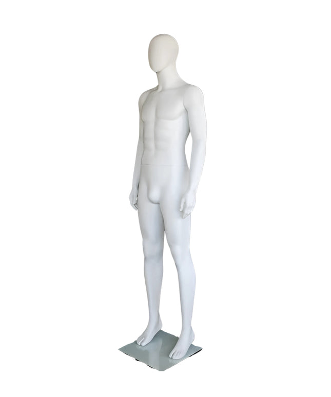 Male Egghead Mannequin (TMK-SFM63E-WT)