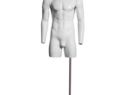 Ultimate Invisible Male Mannequin 3/4 Torso (TMK-MZ-GH3/4M)