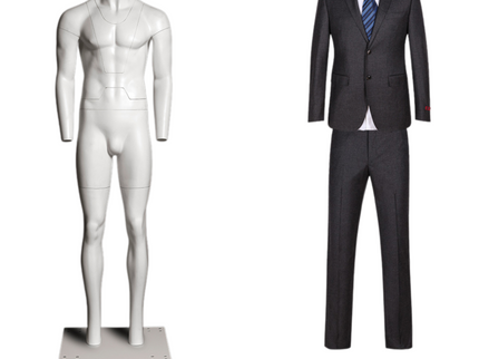 Ultimate Male Invisible Ghost Mannequin Full Body Version 3.0 (TMK-MZ-GHT-M)