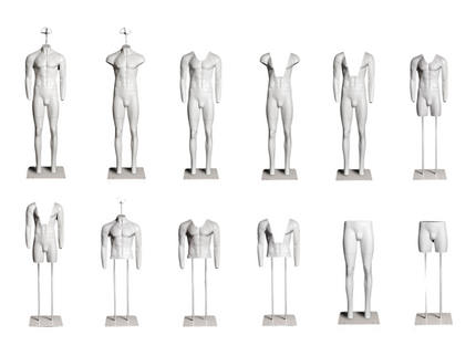 Ultimate Male Invisible Ghost Mannequin Full Body Version 3.0 (TMK-MZ-GHT-M)
