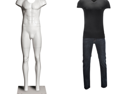 Ultimate Male Invisible Ghost Mannequin Full Body Version 3.0 (TMK-MZ-GHT-M)