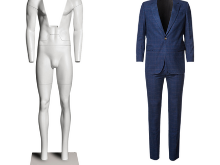 Ultimate Male Invisible Ghost Mannequin Full Body Version 3.0 (TMK-MZ-GHT-M)
