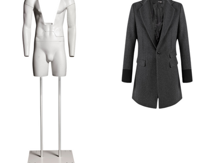 Ultimate Male Invisible Ghost Mannequin Full Body Version 3.0 (TMK-MZ-GHT-M)