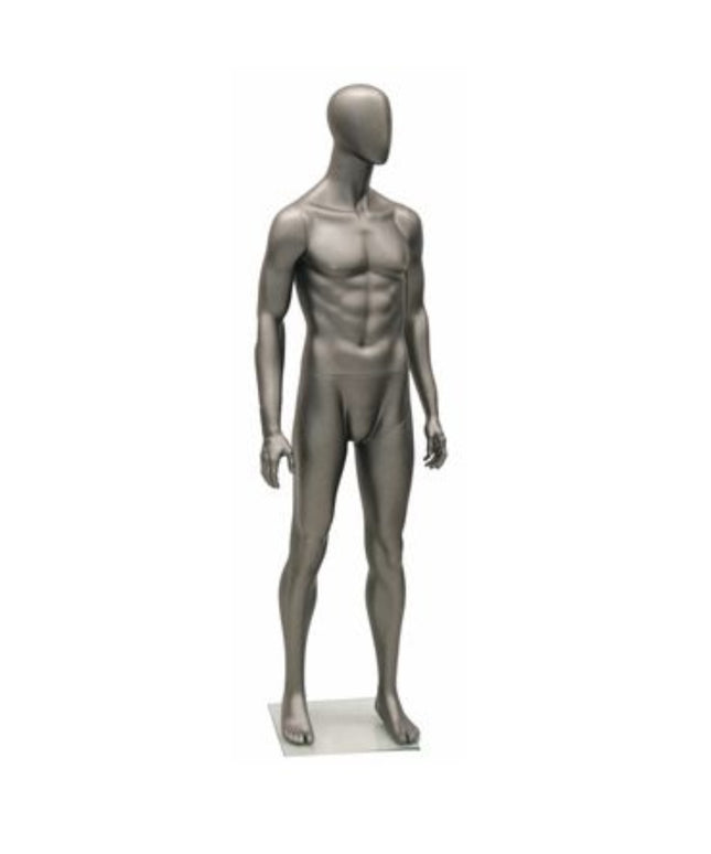 Male Abstract Gray Mannequin (TMK-MZ-MG005)