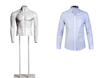 Ultimate Male Invisible Ghost Mannequin Full Body Version 3.0 (TMK-MZ-GHT-M)