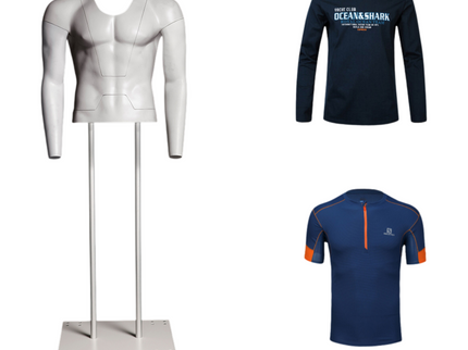 Ultimate Male Invisible Ghost Mannequin Full Body Version 3.0 (TMK-MZ-GHT-M)