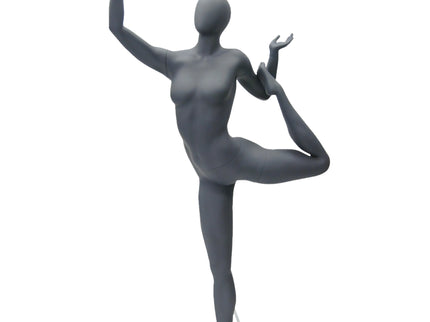 Female Gray Yoga Mannequin (TMK-HEF65EG)