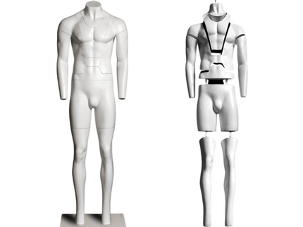 Ultimate Male Invisible Ghost Mannequin Full Body Version 3.0 (TMK-MZ-GHT-M)