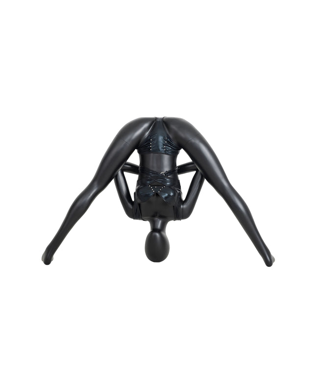 Black Female Yoga Mannequin (TMK-YOGA06BK)