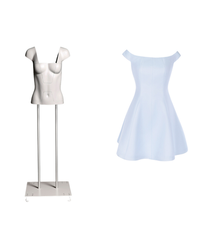 Ultimate Female Invisible Ghost Mannequin Full Body Version 3.0 (TMK-MZ-GHT-F)