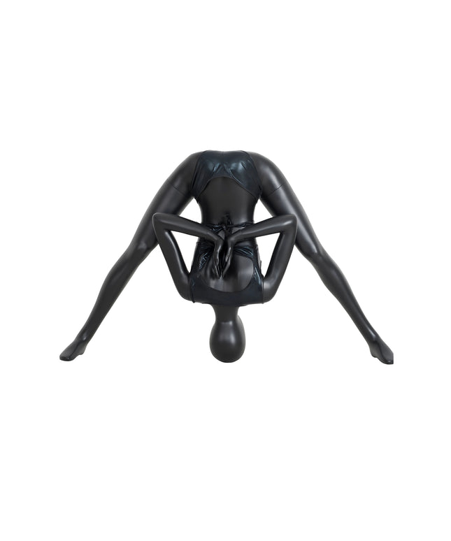 Black Female Yoga Mannequin (TMK-YOGA06BK)