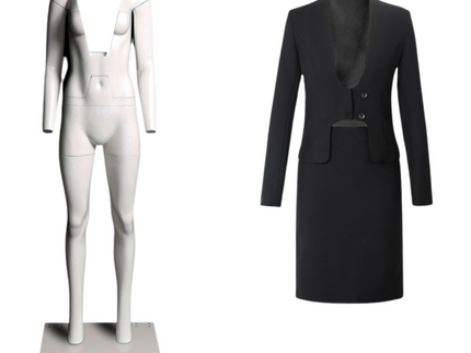 Ultimate Female Invisible Ghost Mannequin Full Body Version 3.0 (TMK-MZ-GHT-F)