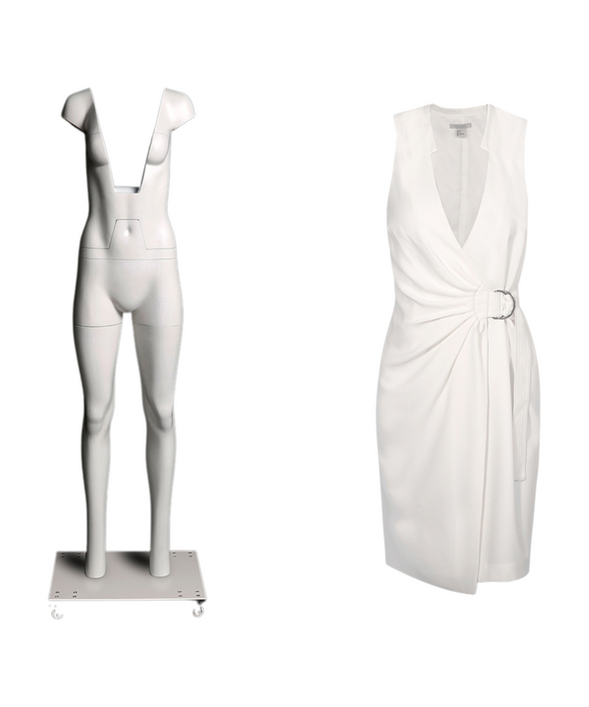 Ultimate Female Invisible Ghost Mannequin Full Body Version 3.0 (TMK-MZ-GHT-F)