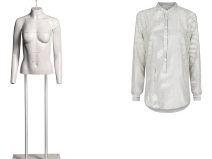 Ultimate Female Invisible Ghost Mannequin Full Body Version 3.0 (TMK-MZ-GHT-F)