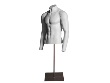 Ultimate Invisible Ghost Male Mannequin Torso (TMK-MZ-GH1/2M)
