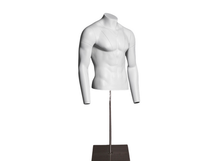 Ultimate Invisible Ghost Male Mannequin Torso (TMK-MZ-GH1/2M)