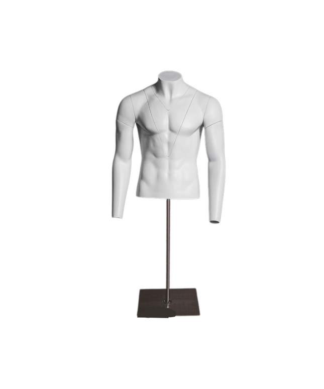 Ultimate Invisible Ghost Male Mannequin Torso (TMK-MZ-GH1/2M)