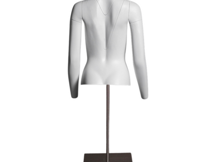 Ultimate Female Invisible Ghost Mannequin Torso 2.0 (TMK-MZ-GH1/2F)