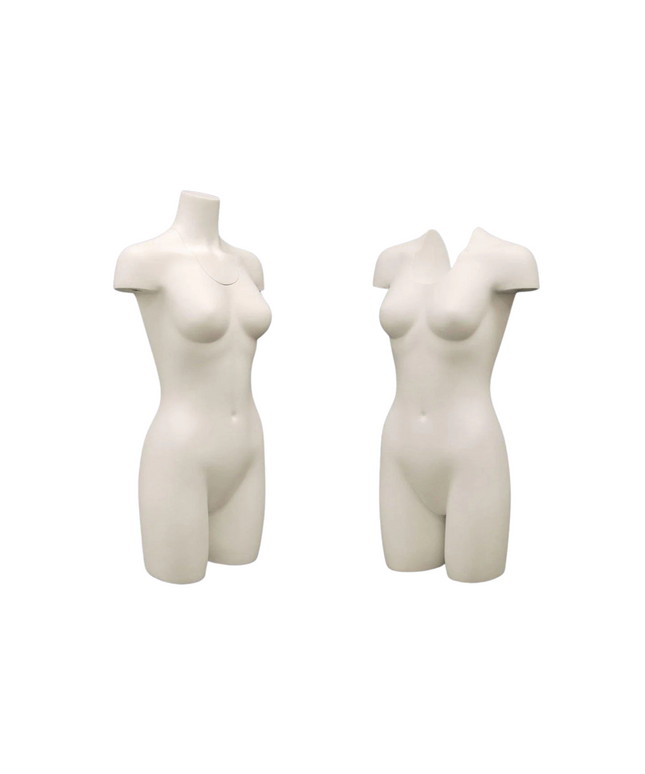 Invisible Ghost Mannequin Female Torso w/ Base (TMK-TFW-IV)